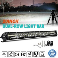 15202428334252 Dual Row Led Light Bar Spot Flood Offroad Driving Truck 4wd 15202428334252 Dual Row Led Light Bar Spot Flood Offroad Driving Truck 4wd
