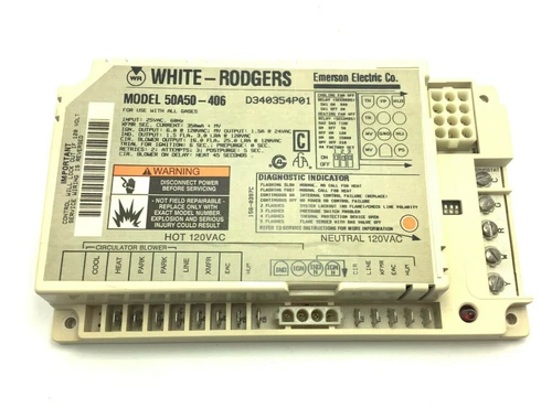 50A50-406 Furnace Control Circuit Board D340354P01