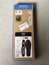 SOLE Active Thick Plantar Fasciitis Insoles Sz 7 Men Sz 9 Women Arch