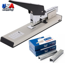 - Heavy Duty Stapler with 1000 Staples, 100 Sheet High Capacity, Office