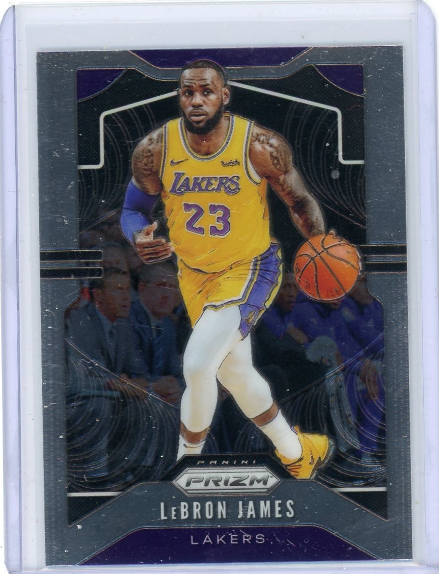 LeBron James #129 Basketball Cards 2019 Panini Prizm trading card — raw and PSA graded price guide
