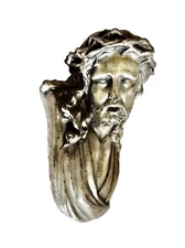 jESUS CROWN OF THORNS GOTHIC METAL HOLLOW MOLD  WALL  VINTAGE RELIGION neocurio