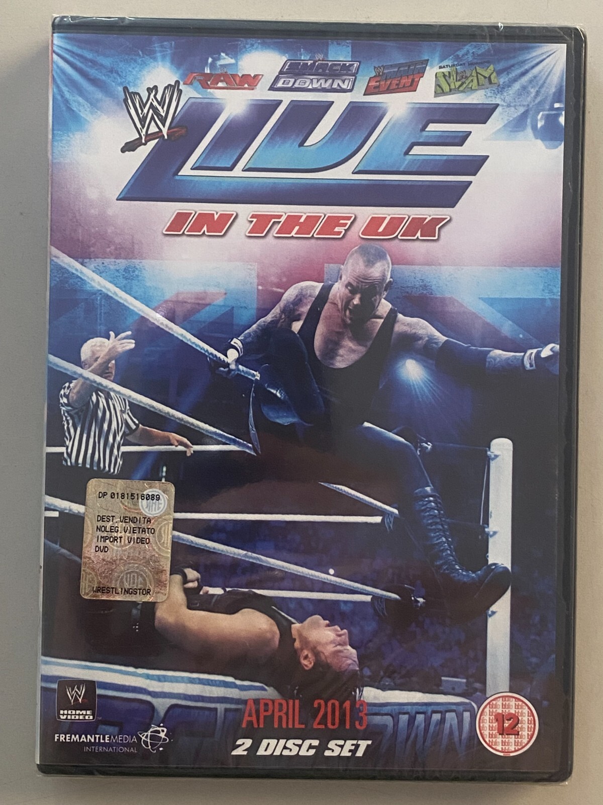 DVD WWE LIVE IN THE UK APRIL 2013- 2-DVD-SET FremantleMedia NEW & SEALED