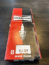RF9Y Champion Spark Plugs - Box of 8 - NEW Old Stock NOS - Made in USA Vintage
