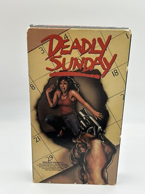 Deadly Sunday. VHS. Horror. Lightning Video. Rare. Thriller. | eBay