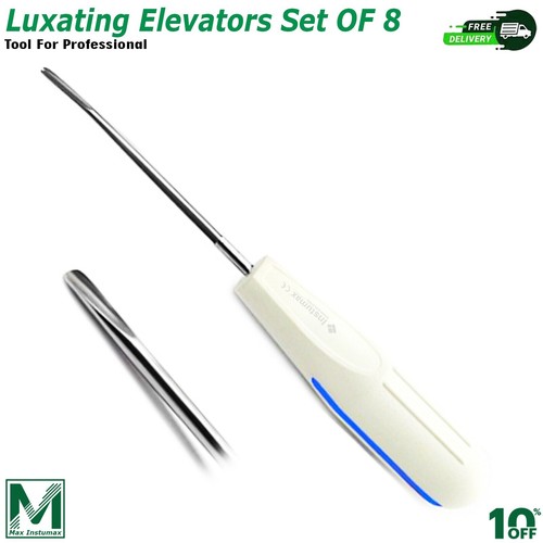 Dental Luxating Elevators Root Elevators Luxation Oral Surgery Extraction 8 Pcs - Picture 5 of 11