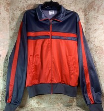 Vtg 80  s Lynx By Bonnie Sportswear California Red And Gray Track Jacket Size XL