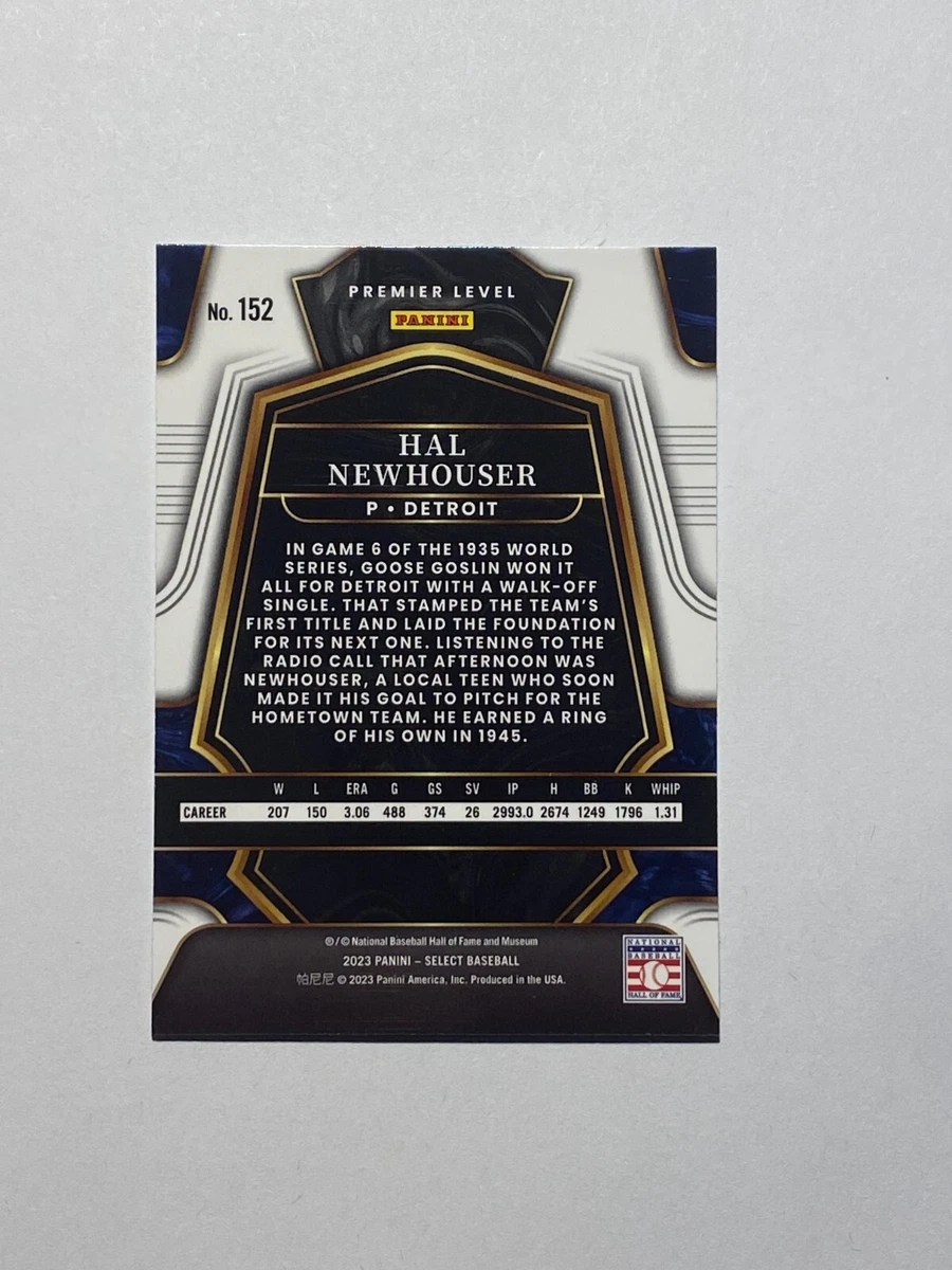2023 Select #152 HAL NEWHOUSER Premier Level TIGERS