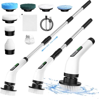 Ibelor Electric Spin Scrubber, 2 Adjustable Speeds Cordless Electric Scrubber