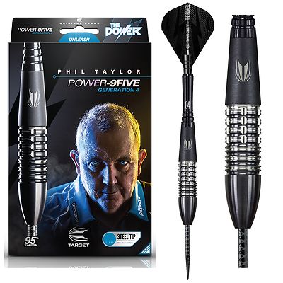 22g 24g 26g Target Phil Taylor Power 9Five Gen 4, 95% Tungsten