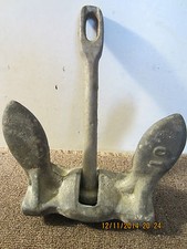 MARITIME SALVAGED SWIVELING DORY BOAT ANCHOR
