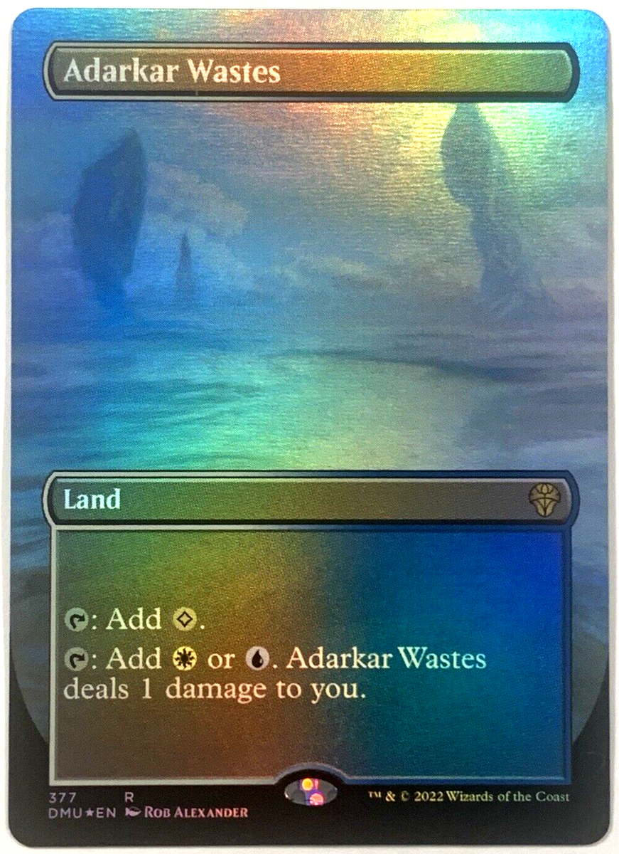 アダーカー荒原/Adarkar Wastes ICE 3枚セット MTG Adarkar