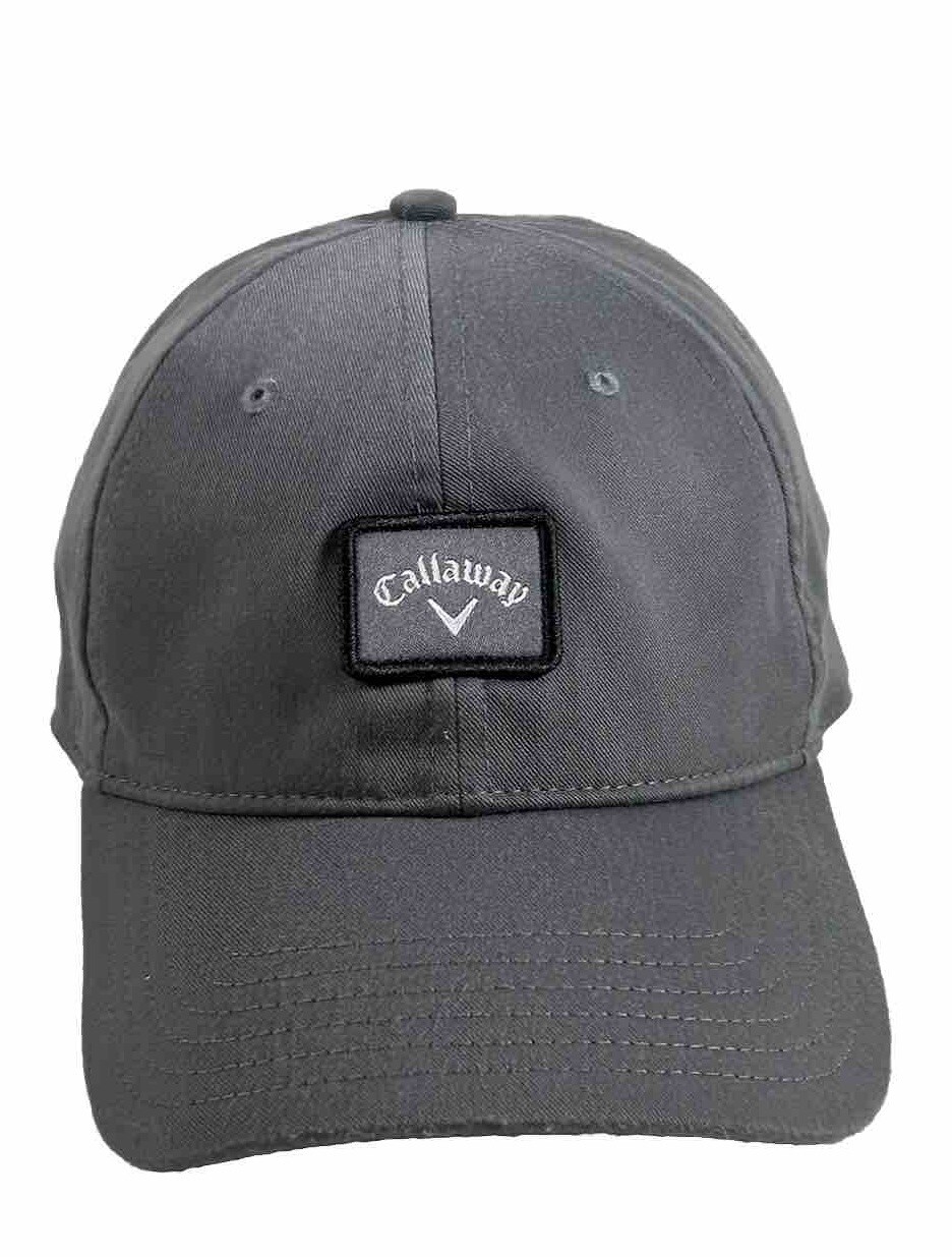Callaway Golf Fitted Cap Hat Gray Patch AFlex - image 2
