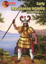 Mars 1/72 72086 Early Mycenaean Infantry (15th Century BCE) (30 Figs, 10 Poses)