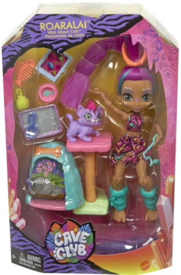 Cave Club Roaralai Puppe Haustier & Zubehör Kinder Kinderspielzeug Neu Figur Mattel