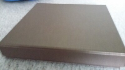 OSTERN - geeignet für Schokolade oder süßes Geschenk - 11 x hellbraune quadratische Geschenkbox