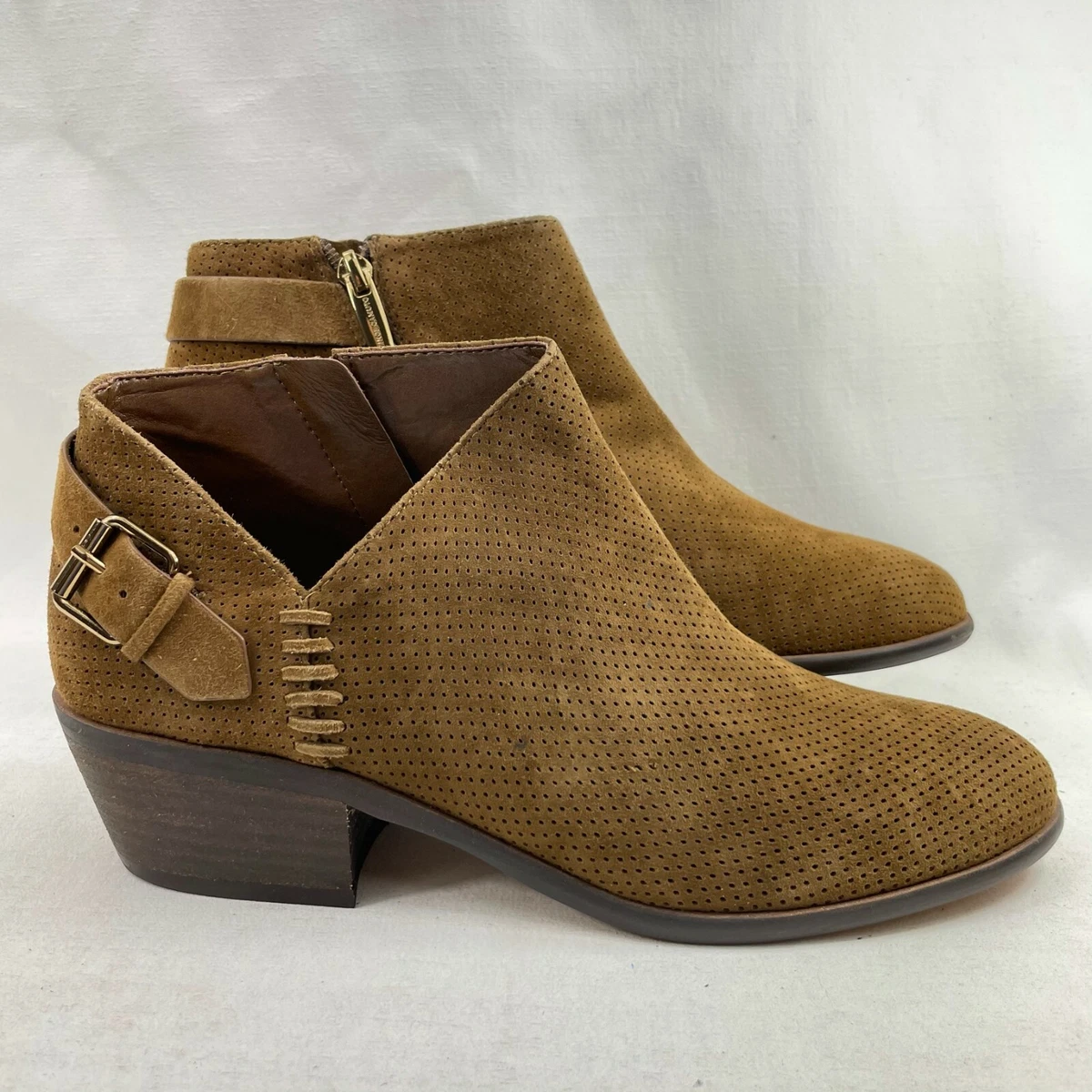 Vince Camuto Women s Parveen Buckle Booties Pumpernickel US 9M eBay