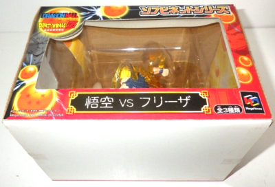 Anime Dragon Ball Z Goku Super Saiyan VS Frieza estatuilla PVC figura de acción de dibujos