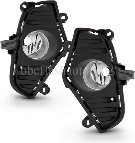 2019-2025 Toyota RAV4 Halogen Fog Light Kit – Front Bumper Lights With Bulbs, Chrome Housing