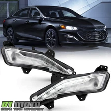 2019-2022 Chevy Malibu Bumper Turn Signal Lights w/ LED DRL Fog Lamps Left+Right