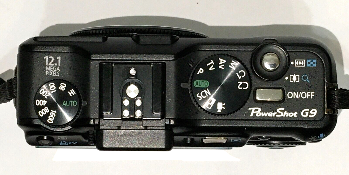 Canon PowerShot G9 12.1MP Digital Camera - Black for sale online