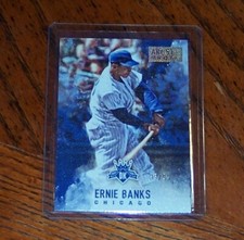 ERNIE BANKS 2017 Diamond Kings Artist's Proof Variation Gold #35/99