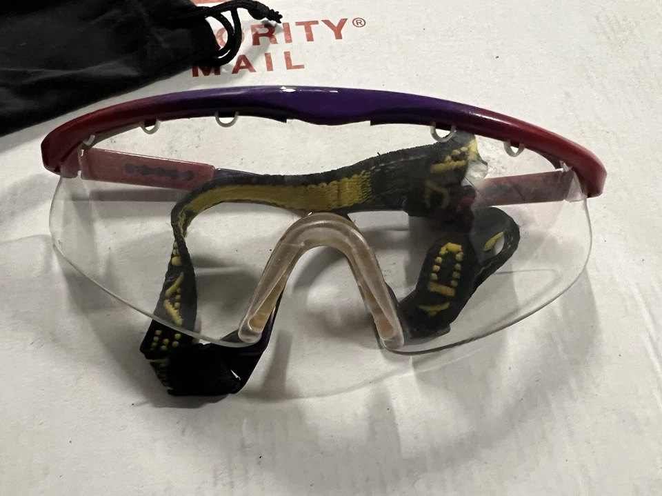 Gafas de seguridad vintage HEAD PI Z87 raqueta baloncesto tenis ciclismo + correa Foto 2 de 4