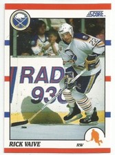 RICK VAIVE 1990-91 SCORE CARD NEAR MINT+ CONDITION