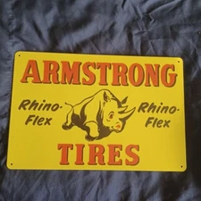 8"X12" Metal Sign Man Cave Wall Art Oil Garage Bar Gas Station Armstrong Tires