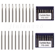 Dental Carbide Burs Tungsten Steel Bur FG #557 /FG #245 for High Speed
