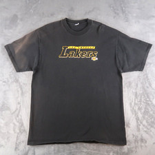 Vintage 2000s Champion LA Lakers NBA T Shirt Mens XL Embroidered Los Angeles