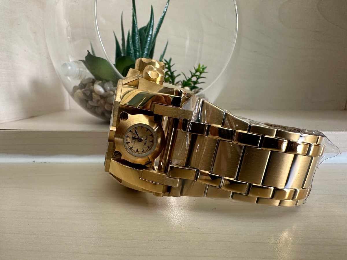 OOS!! INVICTA BOLT ZEUS RESERVE MAGNUM MULTI DIAL GOLD S/STEEL