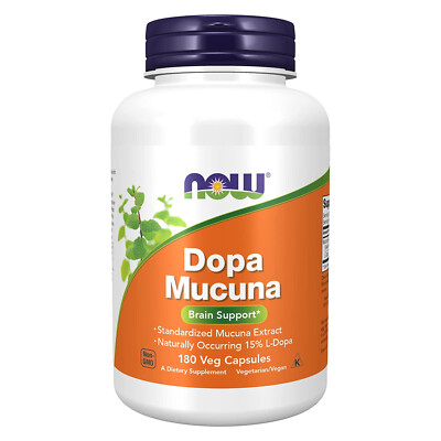 #ad NOW FOODS Dopa Mucuna 180 Veg Capsules $25.07