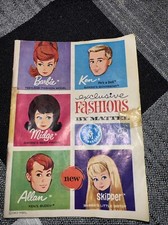 Vintage Original 1963 Japan Barbie Exclusive Fashions Book 2 Booklet Catalog