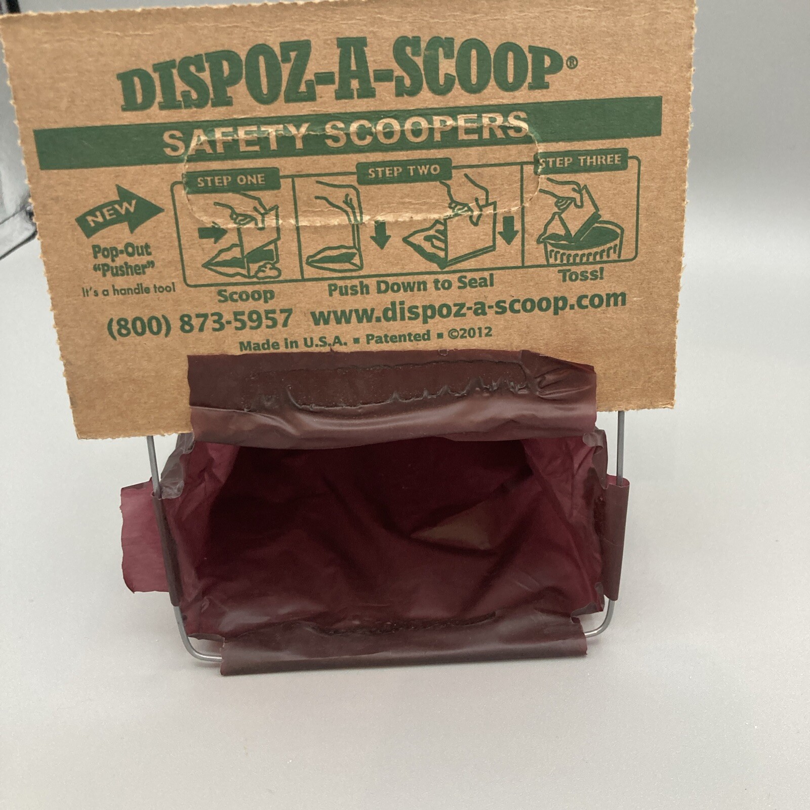 DispozAScoop NoTouch Safety Scoopers Dog Poop Clean Up 12 Pack eBay