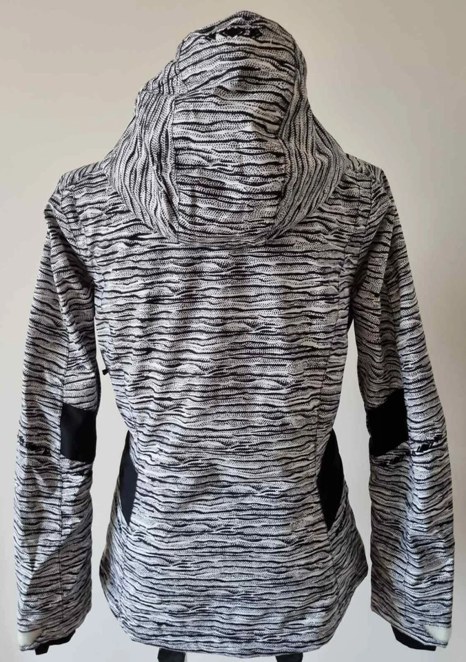 Jaqueta de esqui feminina O'Neill PW Cove Perform branca Aop 7P5017 tamanho pequeno - Imagem 2 de 4