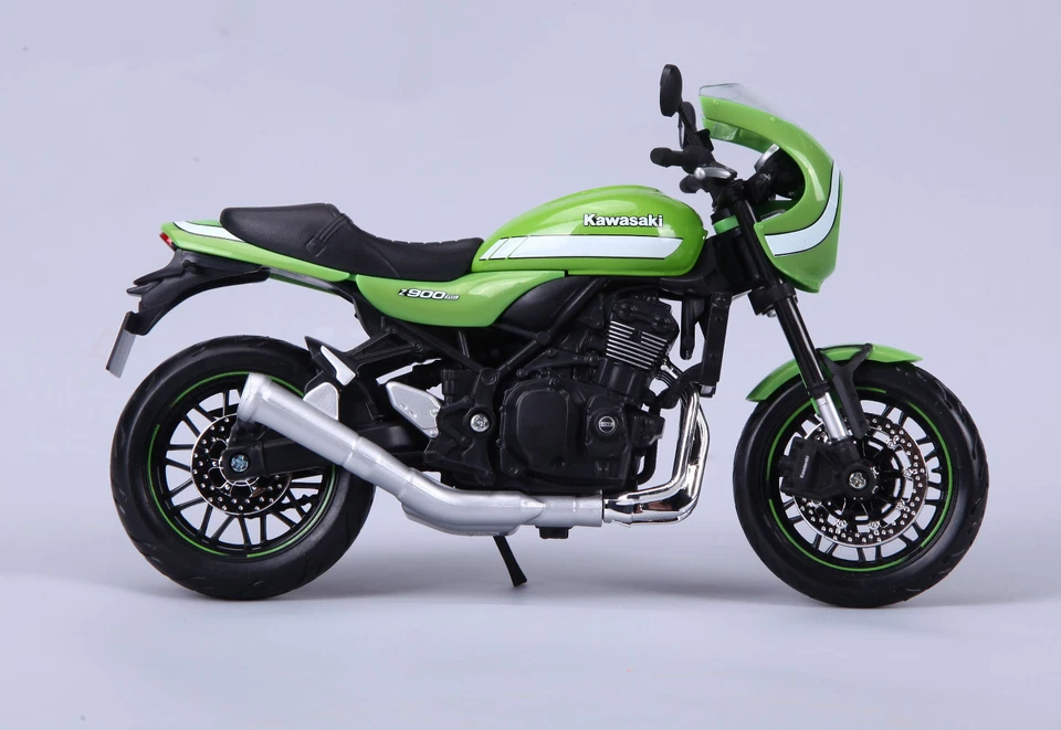 MAISTO 1:12 2018 川崎 Z900RS 绿色摩托车压铸模型全新带盒 — 第 3/3 张图片