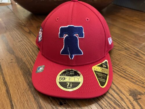 Philadelphia Phillies New Era 2024 Spring Training Low Profile Fitted Hat 7 1/8 - Picture 1 of 7