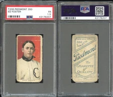 T206 Ed Foster Southern Leaguer ~~ PSA 1.5 ~~ Piedmont 350 SL back
