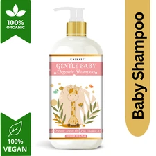 Gentle Baby Organic Hair Shampoo Pro Vitamin B5, Tear Free Paraben, Sulfate Free