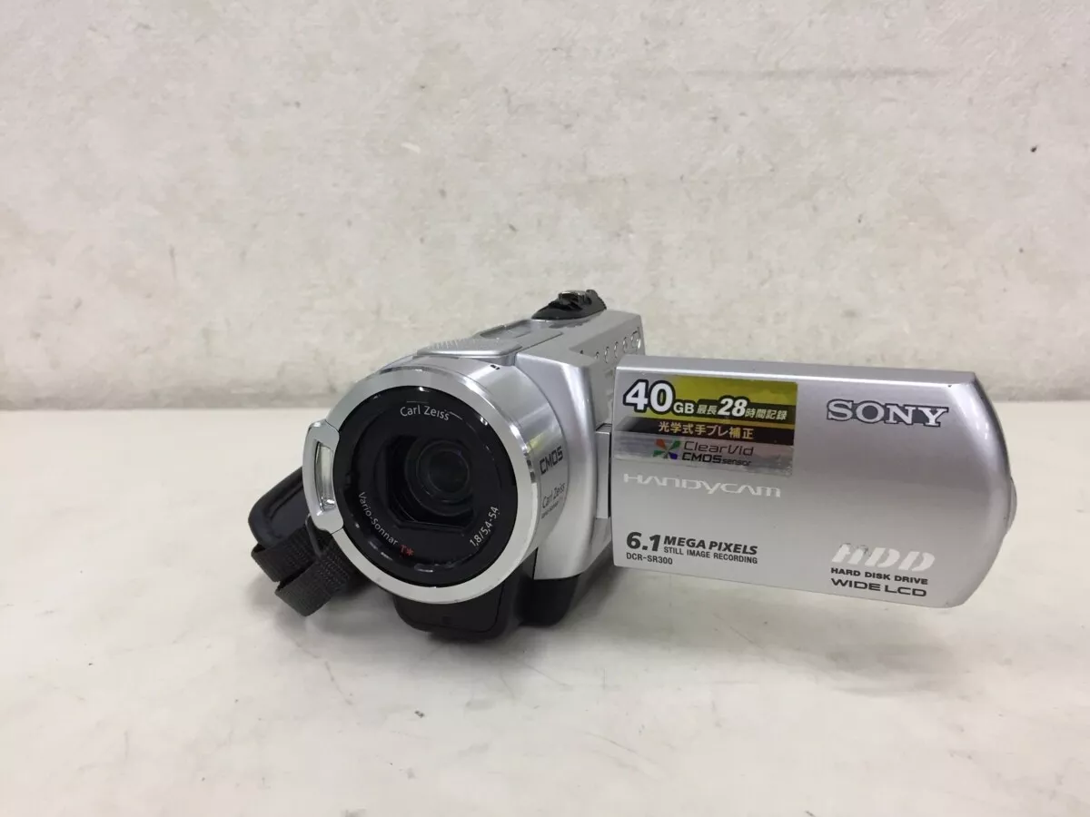 SONY DCR-SR300 Handycam Digital Video Camera Recorder (40GB) Silver from  Japan