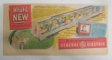 General Electric Ad: Electric Fair on Train Wheels from 1950 Size: 7.5 x 15 in