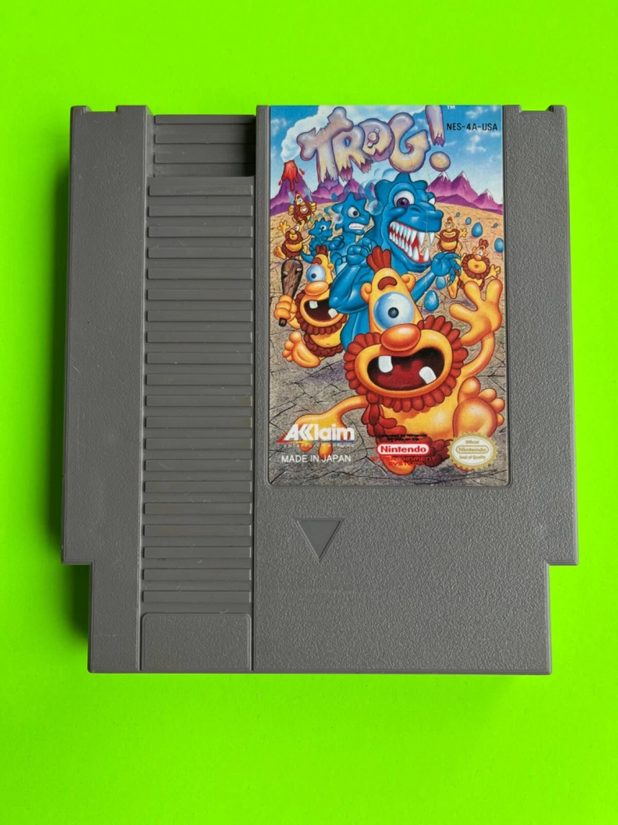 Jeu Trogg!! Sur Nintendo NES – Complet, Boîte Et Notice, Très Bon état
