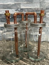 CoProof 1/2” Tandem Mason Jar Thumpers Wide Mouth Half Gallon Mason Jars Kit A9