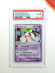 Pokemon PSA 8 Gardevoir Ex #96 Holo EX Sandstorm 2004 Italiano