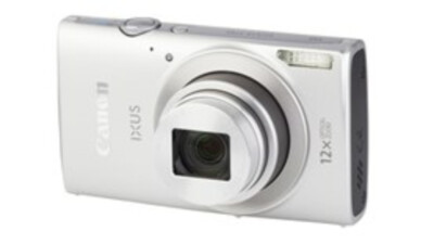 Canon IXUS 170 Digital Camera Silver 20.0MP 12X Optical Zoom Image 