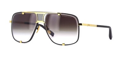Dita MACH-FIVE Matte Black Yellow Gold/Dark Grey Shaded (A-BLK-GLD) Sunglasses