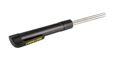 Lansky Retractable Diamond Pen Knife Sharpener, Black, One Size (DROD1)