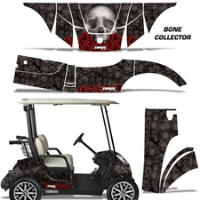 Cart Graphics Kit Decal Sticker For Yamaha Golf Cart 2007-2016 BONES K