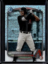 2025 Bowman Draft Kayson Cunningham Chrome Mojo Refractor 1st Prospect #BDC-84